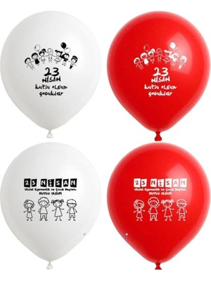 Best Parti 23 Nisan Baskılı Balon 50 Adet
