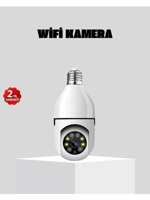 TeknoKapsül Akıllı Duy Kamera 360 Derece Dönebilir ve Ptz Teknolojili