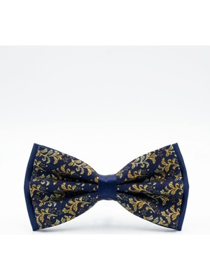 Sdnyazo Lacivert Desenli Erkek Papyon