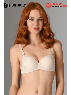 Nbb Premium Kadın Hafif Destekli Kaplı Balenli Askıları Çıkarılabilen Rahat Kutulu Tek Sütyen