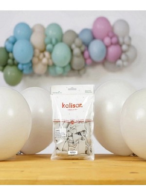İrem Parti Dükkanı Retro Duman Rengi Balon 10 Adet 12 Inç 30 cm