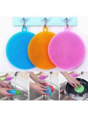 Twin Store Silikon Bulaşık Yıkama Fırçası Tükenmeyen (2 Adet)