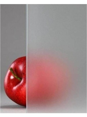 Temiz Pazar Buzlu Cam Görünüm Kumlama Folyoosu 152 x 80 cm Cam Filmi