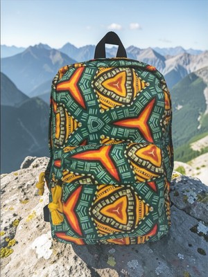 Old Cotton Cargo Kaliteli Mini Vintage Salaş Disayn Günlük Sırt Gezi Çantası 21 cm x 34 cm