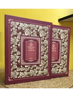 Aledo 10X15CM 200'LÜK Kutulu Delüks Nostaljik Fotoğraf Albümü ALD-6255