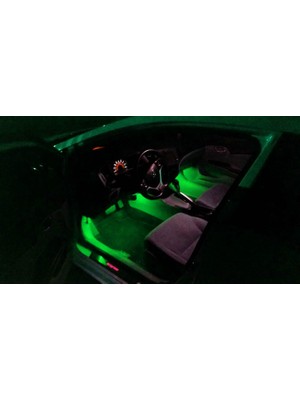LED Ayak Altı Aydınlatma Seti Yeşil