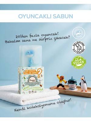 Floravie Natural Sürpriz Oyuncaklı Sabun Sls-Sles İçermez 50 Gram
