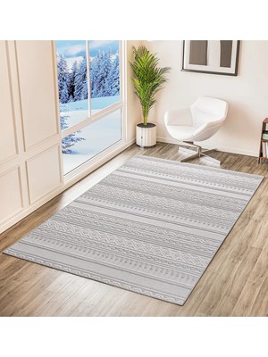 Home Geometrik Sisal Dokuma, Jüt Tabanlı, Tozumaz Polipropilen Iplikli Özel Kesim Halı