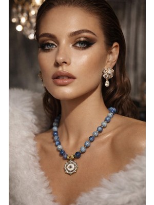 Solare Accessories Doğal Yeşim Taşı Kolye – Şifa ve Şans Kolyesi