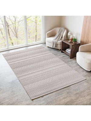 Home Geometrik Sisal Dokuma, Jüt Tabanlı, Tozumaz Polipropilen Iplikli Özel Kesim Halı