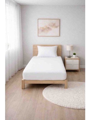 Seralay Home Beyaz Lastıklı Carsaf Takımı