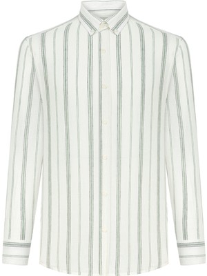 Çizgili Regular Fıt Gömlek