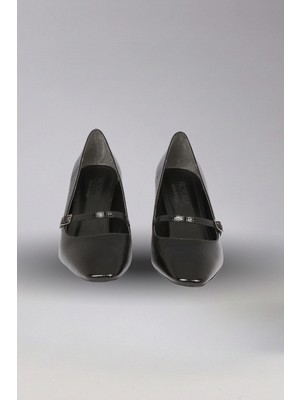 Victoria Shoes Bantlı Blok Topuklu Ayakkabı Mary Jane