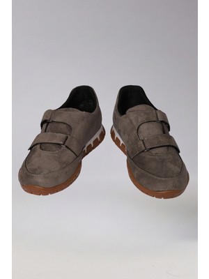 Victoria Shoes Esnek Tabanlı Bağcıksız Süet Yürüyüş Ayakkabısı