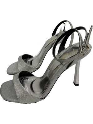 Victoria Shoes Gümüş Simli Rugan