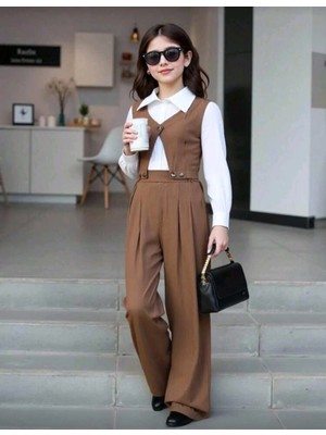 Bayramlık Garson Boy Yelek Gömlek Pantolon Kemer Kombin Üründe Çanta Yoktur