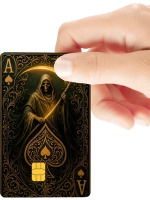 Huggy Craft Azrail Ası Parlak Kredi/banka Kart Kaplama Sticker