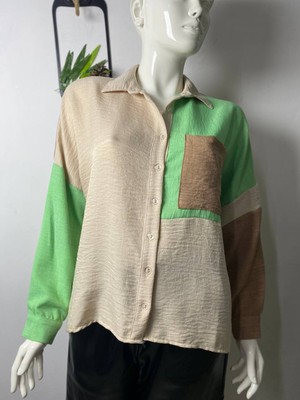 ANS 3 Renk Bloklu Gömlek