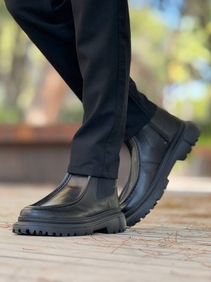 Chekich CH2433 - Frt Erkek Bot Sıyah