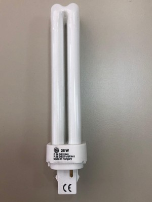 Osram 5 Adet General Electric  26W/840 2p 4000 Kelvin  Boy:16.5cm ( 10W-13W-18W Yerine Olmaz )