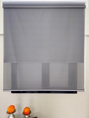 BBB İnce Zebra Çizgili Çift Mekanizmalı Tül ve Stor perde TS2025