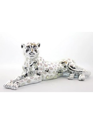 Skygo Polyester Oturan Kaplan Figürü