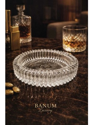 Banum Luxury Lüx Tasarım Cam Çok Amaçlı Küllük