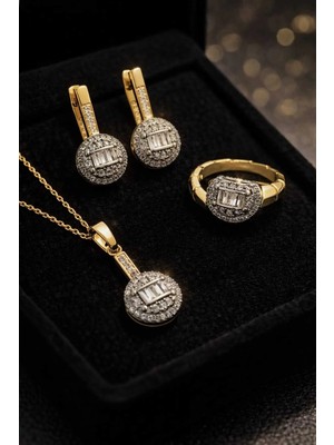 Banum Luxury Lüx Tasarım Çelik Set 3lu