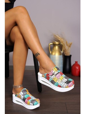 SABOTERLİK Ortopedik Doktor ve Hemşire Terliği Kedi Desenli – Kaymaz Tabanlı Konforlu Sağlık Personeli Terliği