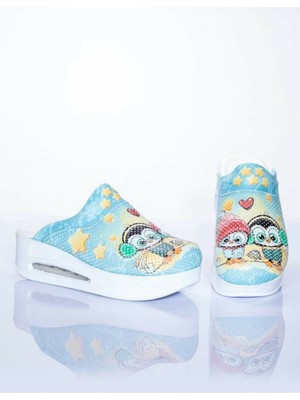 SABOTERLİK Ortopedik Doktor ve Hemşire Terliği Kış Desenli – Kaymaz Tabanlı Konforlu Sağlık Personeli Terliği