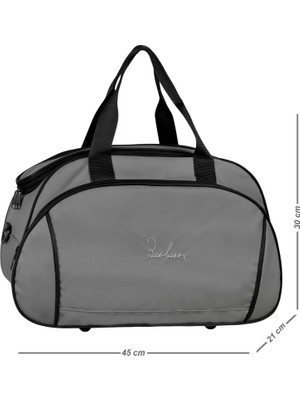 Skygo El ve Omuz Askılıklı Spor - Seyahat Çantası Gri