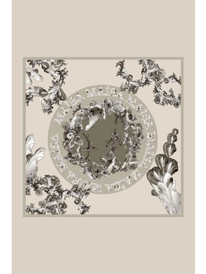 Maisa Ahu Tivil Ipek Eşarp 90*90 cm - Vizon