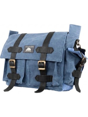 Mandosi Mumlu Kanvas Postacı Çantası - Büyük Boy Fonksiyonel Günlük Vintage Çok Bölmeli Suya Dayanıklı