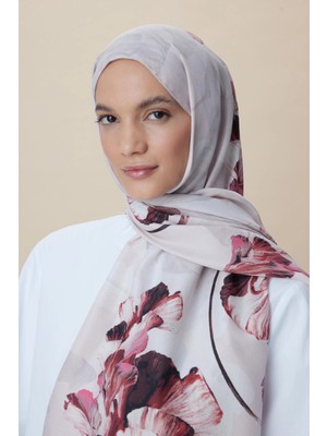 Maisa Akva Pamuk Ipek Şal 70*190 cm - Pudra Pembe