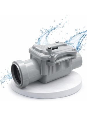 Meok Pis Su Atık Su Gider Çekvalf-Mutfak & Lavabo Altı ve Kanalizasyon Gideri Su Baskını, Koku, Haşere, Fare ve Geri Tepme Önleyici  (50/70/110/125)