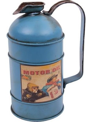 Dekoratif Metal Yakıt Bidonu Kumbaralı Vintage Hediyelik