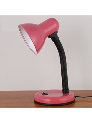 Practika 30 cm Masa Çalışma Lambası Kırmızı E27 Ampul Girişi ile Pratik Kullanım
