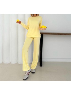 Suya U&S Wear Modal Kumaş Pantolon ve Sweatshirt Takım