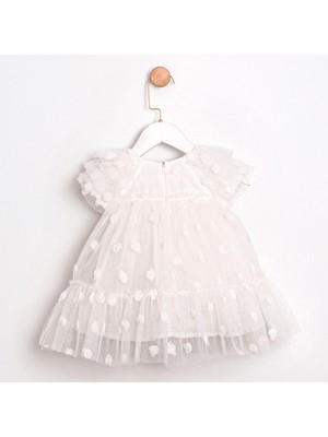 Cumino Alına Kız Çocuk Tül Elbise
