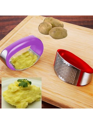 Practika 10.5X7X6 cm Pratik Patates Püresi Yapma Aleti Paslanmaz Çelik Kolay Kullanım