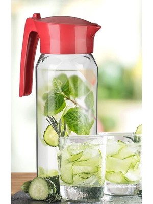 Practika 1500 ml Glass Jug Betty Pitcher Elegant Drinkware Accessory