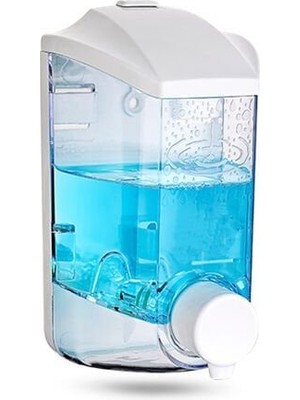 Practika 400 ml Sıvı Sabun Şampuan Makinesi Duvara Monte Şeffaf Hijyenik Dispenser