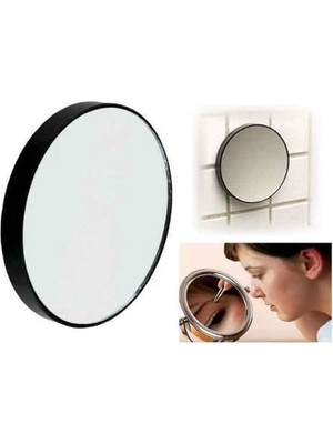 Practika 10X Vantuzlu Büyüteç Ayna Makyaj Traş Için Büyütücü Yüzey Kolay Montaj