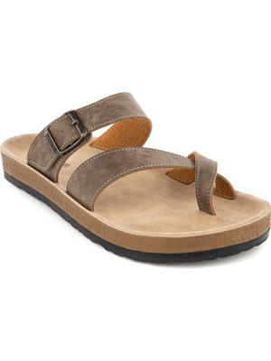 Muya , 34304-HAIKO , Anatomik Taban Erkek Ayarlanabilir Tokalı Parmak Arası Günlük Terlik