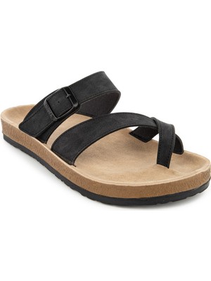 Muya , 34304-HAIKO , Anatomik Taban Erkek Ayarlanabilir Tokalı Parmak Arası Günlük Terlik