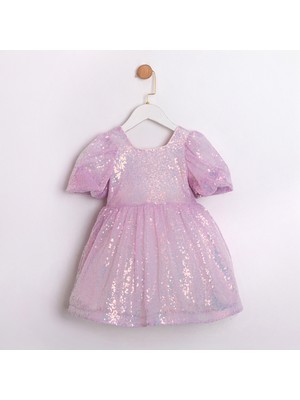 Cumino Payet Kız Çocuk Elbise