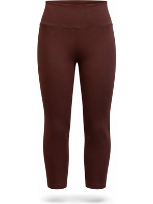 5in1Canpolat Kahverengi Comfortlux Kapri Tayt