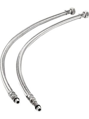 Marmara Qumasch Batarya Flex Hortum 3/8-M10 80 cm Kısa Uç