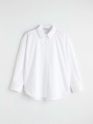 LC Waikiki Beyaz Kadın Gömlek Tunik