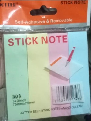 Yapışkanlı Notluk Mix Adet Memo